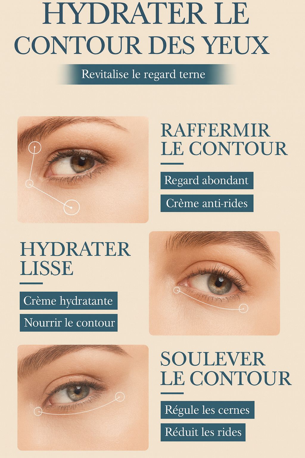 Masque pour les yeux au Collagen