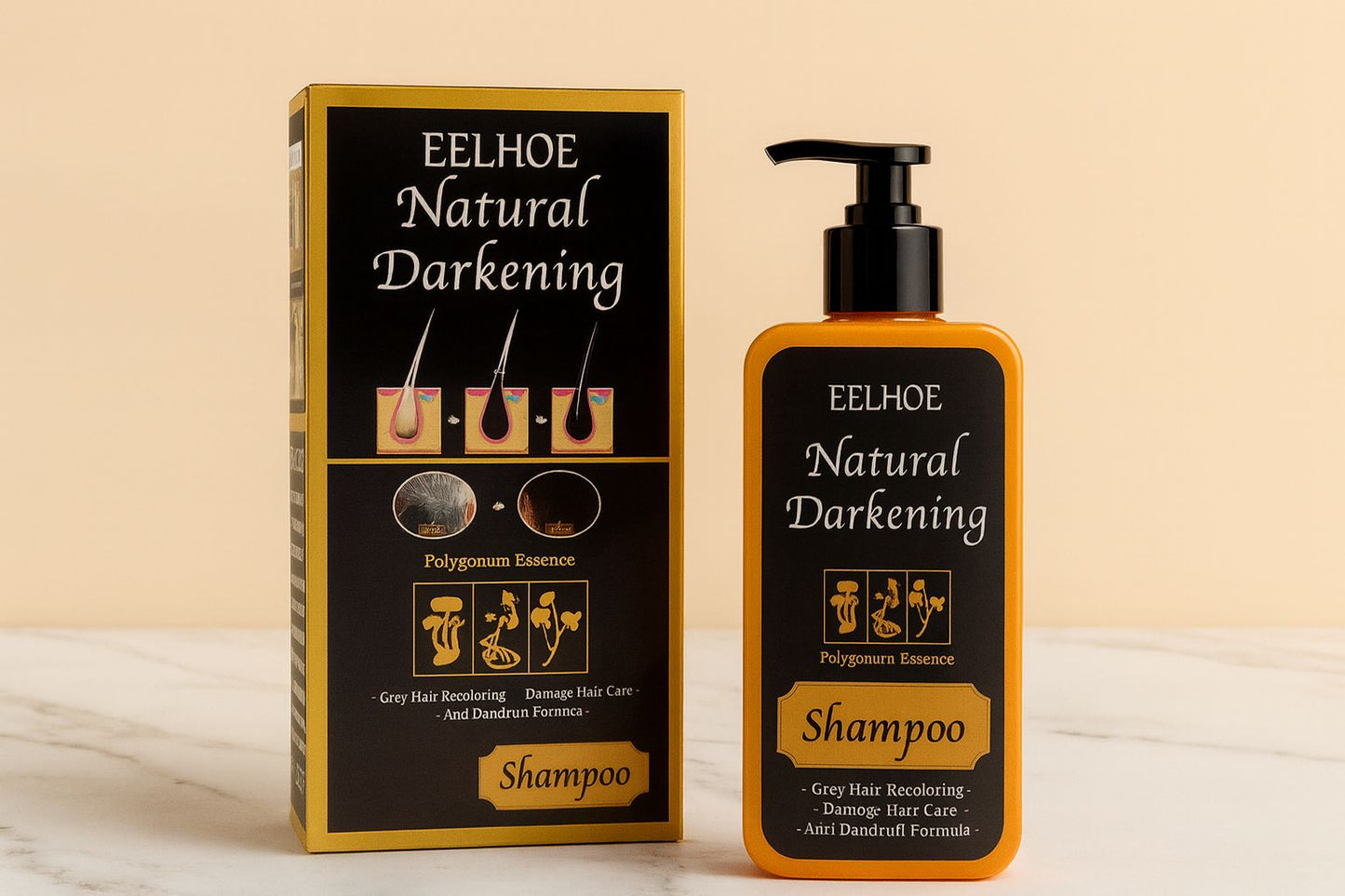 Shampoing colorant instantané